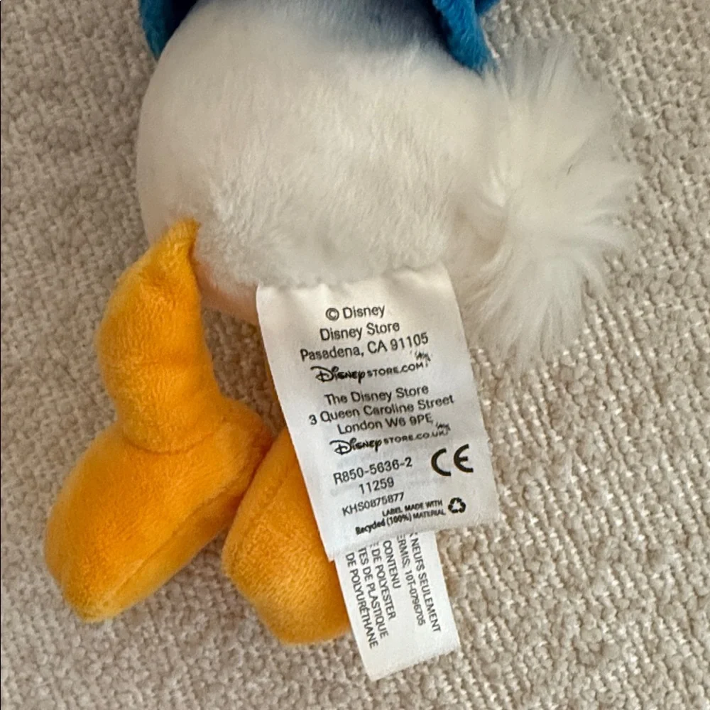 Disney Donald Duck Plush Stuffed Toy 9” Classic Blue Outfit collectible